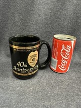 1995 St LOUIS COUNTY POLICE DEPARTMENT CERAMIC COFFEE MUG 40th Anniversary - $34.65