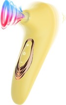 Adult Sex Toys for Women Rose Sex Toy Clitoral Licking Sucking Vibrator (Yellow) - £14.57 GBP
