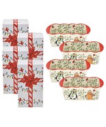 Temp-tations Set of (4) Ruffled 12-oz Mini Loaf Pans in Winter Whimsy - £154.71 GBP