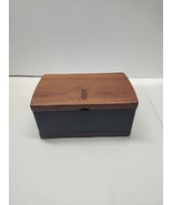 Wooden Lincoln Continental 2012 Auto Valet Box Black and Walnut with Emblem USB - $24.74