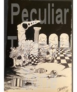 Bill Jameson Surrealism Drawing &quot;Arches&quot; 1968 - $42.08 CAD