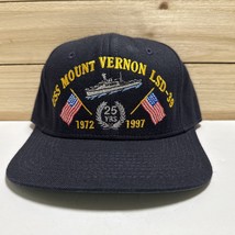 Vintage USS Mt. Vernon MILITARY Hat LSD-39 Ship Hat New Made In USA By T... - $29.60