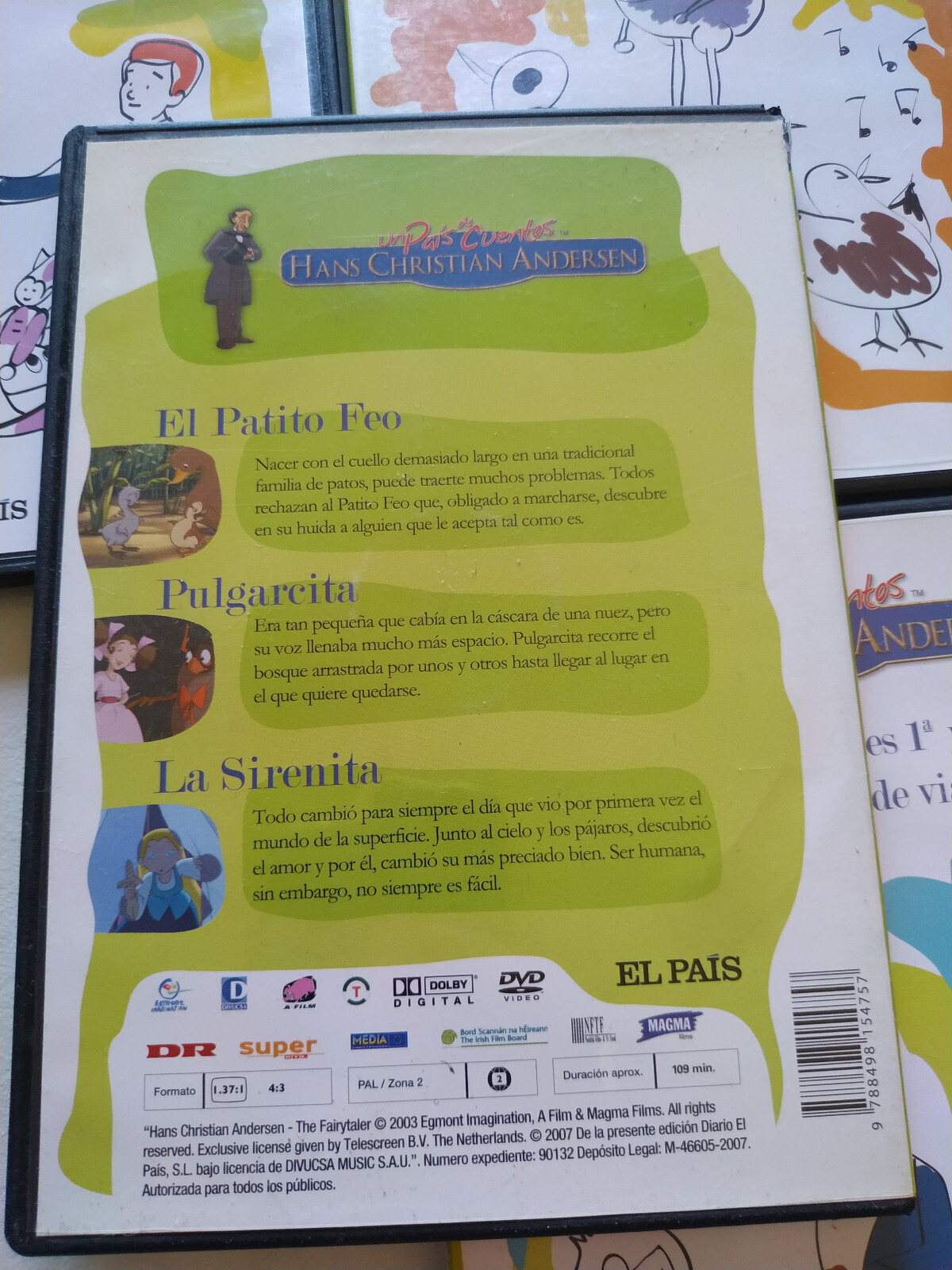 Cuentos Hans Christian Andersen 12 Cuentos Soldadito De Plomo - 4 X DVD Region 2 Item image 4