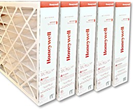 Merv 11 Filter Media By Honeywell, 20&quot; X 25&quot; X 5&quot;, Pack Of 5. - $170.93