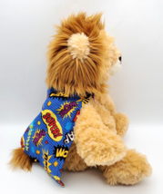 Aurora World Plush Lion 13&quot; Clean Soft Super Lion Courage Cape EUC Stuffed Toy - £7.64 GBP