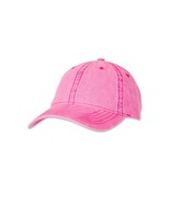 Time And Tru Women&#39;s Solid Washed Baseball Cap Hat Pink New - $211.50 MXN