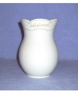 Hallmark Signature Laugh Wish Celebrate Vase Beige 1TTP4009 - $5.99