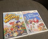 Monkey Mischief &amp; We Wish You A Merry Christmas Nintendo Wii Both Sealed - $34.65