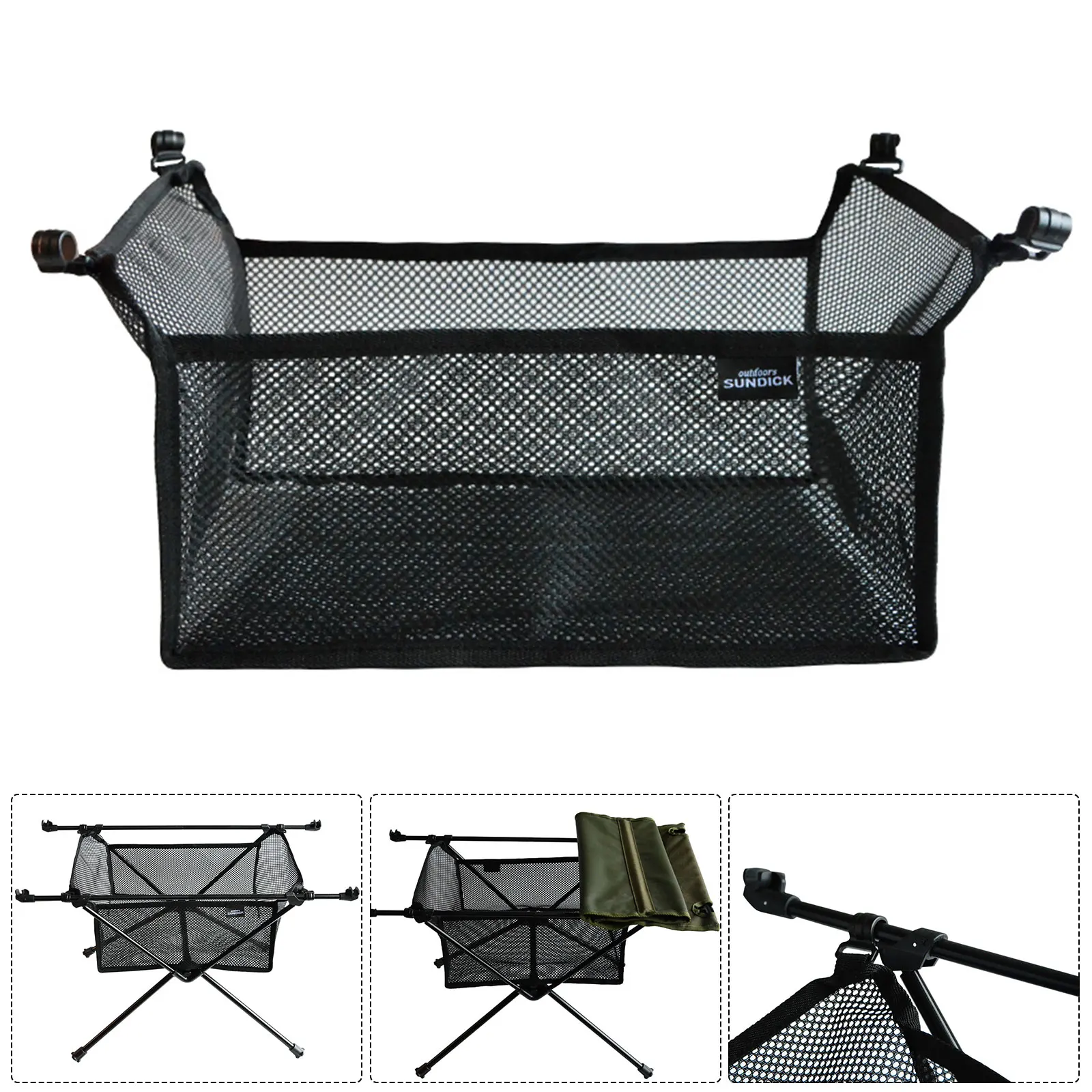 Sporting SUNA Outdoor Folding Table Net Bag, Fine-Knitted Thick Net Storage Bag  - £23.89 GBP
