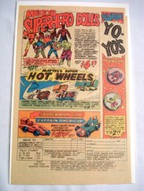 1979 Color Ad Mego Superhero Dolls, Marvel Mattel Hot Wheels - £6.28 GBP