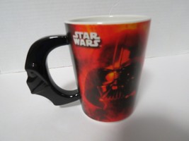 Galerie Star Wars Darth Vader 16 Oz Coffee Tea Mug Black Red Ceramic - £8.70 GBP