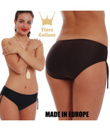 TIARA GALIANO Women&#39;s Bikini bottom Brief Boyshorts deep bikini with tie... - £15.65 GBP