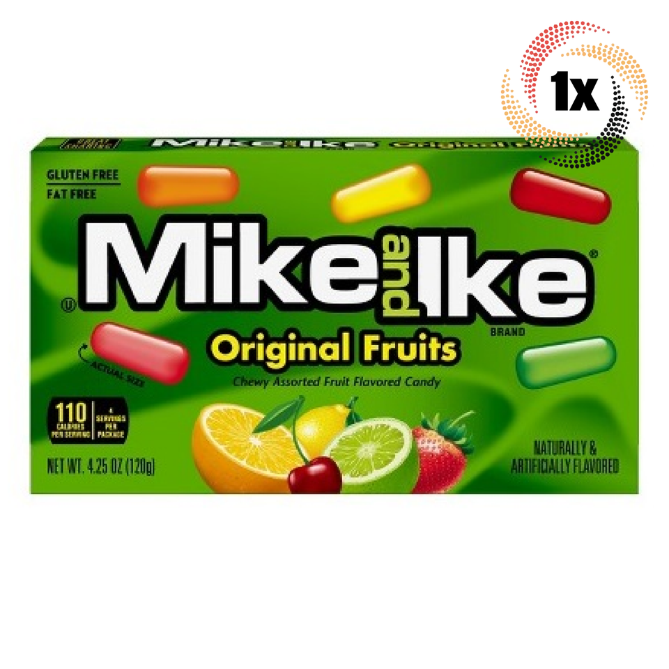 1x Pack | Mike &amp; Ike Original Fruits Flavors Chewy Flavored Candy | 4.25oz - $9.61