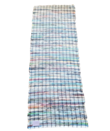 Handwoven Loomed Multicolored Rag Rug 6 Feet x 27 inches Machine Washable - £55.72 GBP