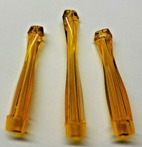 Vintage Plastic Cigarette Holders Yellow Unbranded New Old Stock Lot of 3 - $8.99