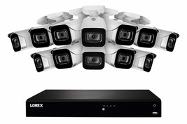 16-Channel Fusion NVR System with 4K (8MP) IP Cameras 12 / White - £999.03 GBP