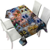 Big Cats&#39; Eyes Tablecloth - $52.25 CAD+