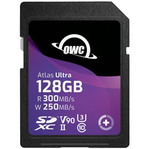 OWC INC OWCSDV90U0128 128GB OWC ATLAS ULTRA SDXC V90 UHS-II MEMORY CARD - $165.35