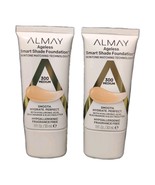 2 x Almay Ageless Smart Shade Foundation #300 Medium Tone Matching Techn... - $347.56 MXN