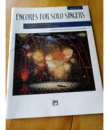 &quot;Encores for Solo Singers&quot; Medium High - $40.45 CAD