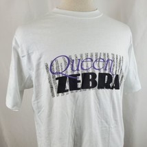 Vintage Queen Zebra 1988 Tour T-Shirt XL Single Stitch Two Sided Deadstock 80s - £29.56 GBP
