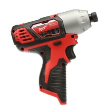 Milwaukee 2462-20 M12 12-Volt Lithium-Ion Cordless 1/4 in. Hex Impact(To... - £125.89 GBP