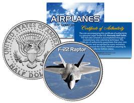 F-22 RAPTOR * Airplane Series * JFK Kennedy Half Dollar US Colorized Coin - $12.16