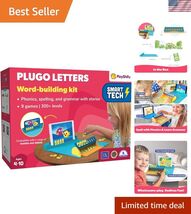Play Educational Word Game-Plugo Letters Kit+App with 9 Learning Games, ... - $33.76