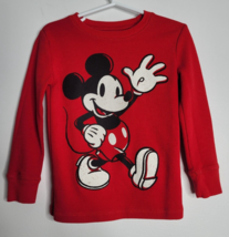 Kids Mickey Mouse Long Sleeve Shirt Size 4T Graphic Child Youth Disney - £7.06 GBP