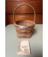 Vintage Longaberger Basket 1989 Inaugural Basket - $514.84 MXN