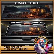 Lake Life - Truck Back Window Graphics - Customizable - $58.95+