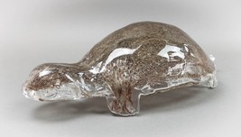Vintage Murano Italian Hand Blown Art Glass Turtle Sculpture  12 1/4&quot; - £428.36 GBP
