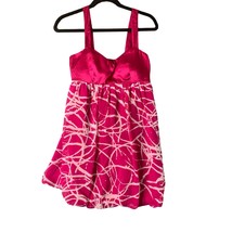 Forever 21 Womens Size Small Slip Dress Padded Bra Top Spaghetti Strap Sheer Pin - £17.98 GBP