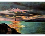 Golden Gate Sunset San Francisco Bay California CA UNP DB Postcard W4 - £2.35 GBP
