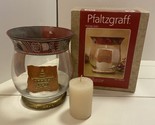 Pfaltzgraff Gold Hurricane with Candle 2004 247-789-00 - £21.05 GBP