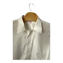 Brooks Brothers White Dress Shirt Men&#39;s 19- 37 Traditional French Cuff Monogram - $21.77