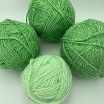 Light Green Yarn Lot of 4 Balls Twisted Total Weight 13 oz. - $17.42