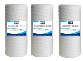 (3) Three 5 Micron Polypropylene String Wound Water Filter Cartridges Compatible - £38.94 GBP