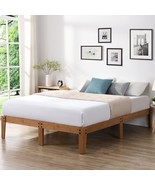 No Box Spring Is Required, Queen, Natural, Hw Comfort 14-Inch Bamboo Woo... - £173.41 GBP