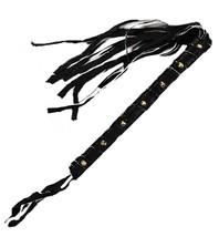 Gothic Leather Scourge CAT-O-NINE TAIL WHIP Cosplay LARP Costume Prop We... - £4.53 GBP