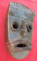 Simple Yet Powerful Guere Tribe Fierce Heavy Wood War Mask ~ Ivory Coast - £63.01 GBP