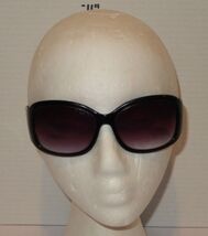 Jones New York Women’s Black Wrap Sunglasses Gradient Lenses UV Fashion - $14.80