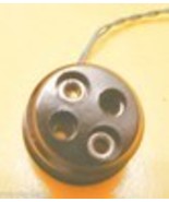 Presa elettrica giocattolo vintage rotonda a due poli anni &#39;50 diametro ... - $366.26 MXN