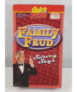 Quick Picks Family Feud Survey Says Travel Size 2008 Board Game NEW SEALED - $14.56