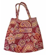 Vera Bradley Tote Purse Pink Paisley Retired Prink Large Bag - €12,85 EUR