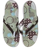 Keds Floral Slip On Slide Thong Sandals Womens Size 8 - £6.81 GBP