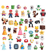 48 Pc Super Mario Bros Toys 2 Inch Toy Figures Open Box (1s2) - £21.19 GBP