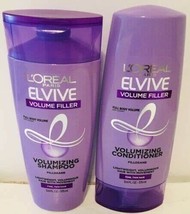 L'oreal Paris Elvive Volume Filler Volumizing Shampoo And Conditioner Set ~ New - $14.89