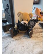 HARLEY DAVIDSON Official KICKSTART THE Bean Bag Plush TEDDY BEAR, 1998, ... - $7.92