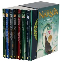 The Chronicles Of Narnia Cs Lewis Books Lion Witch Wardrobe 8 Book Box Set New - £27.96 GBP
